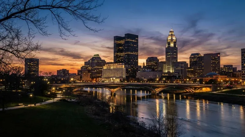 Columbus skyline representing Ohio business opportunities